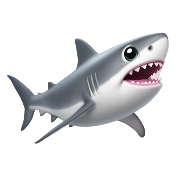 Light-pink baby shark sticker