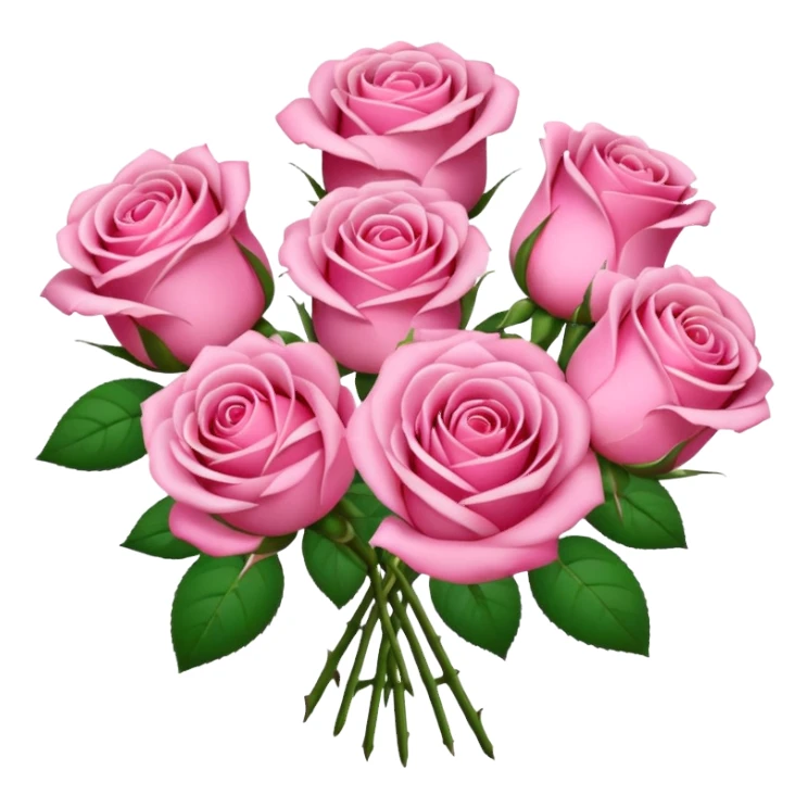 Um buque rosa paty sticker