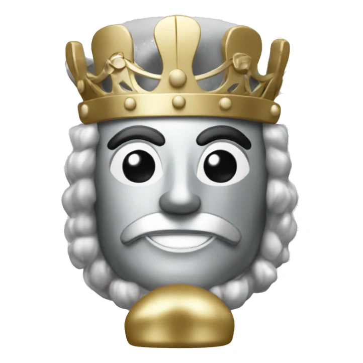 silver and gold nutcracker sticker