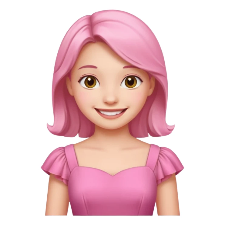 Clean girl pink sticker