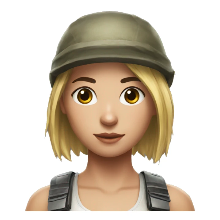 pubg girl sticker
