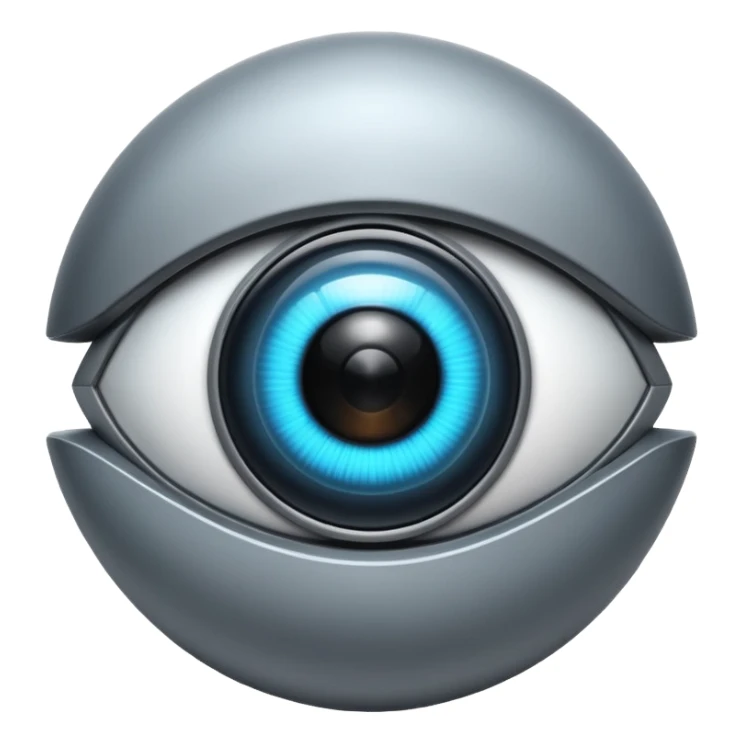 robotic eye sticker