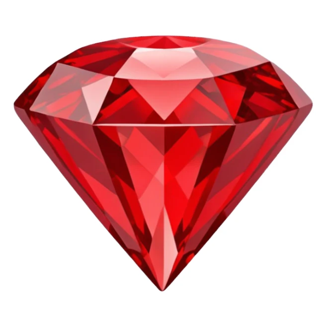 red diamond emoji sticker