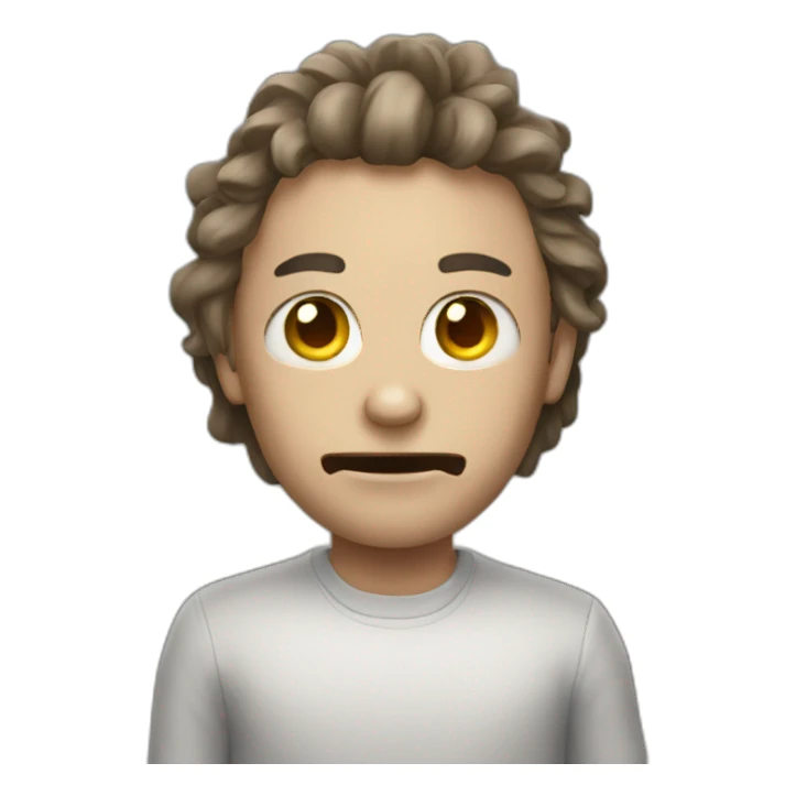 Creepy scary sticker