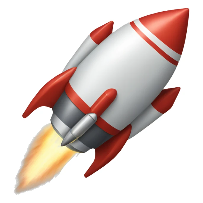 rocket with strong arms aside sticker