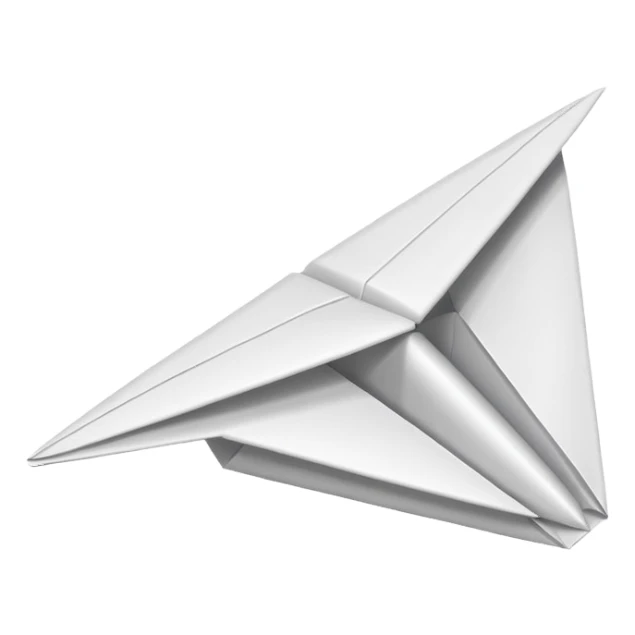 emoji avion de papel sticker