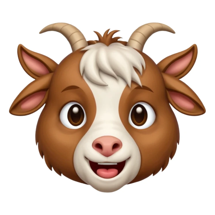 Goat Crying laught sticker