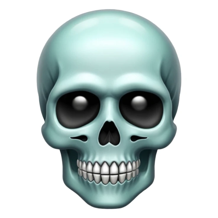 Caveira de cristal sticker