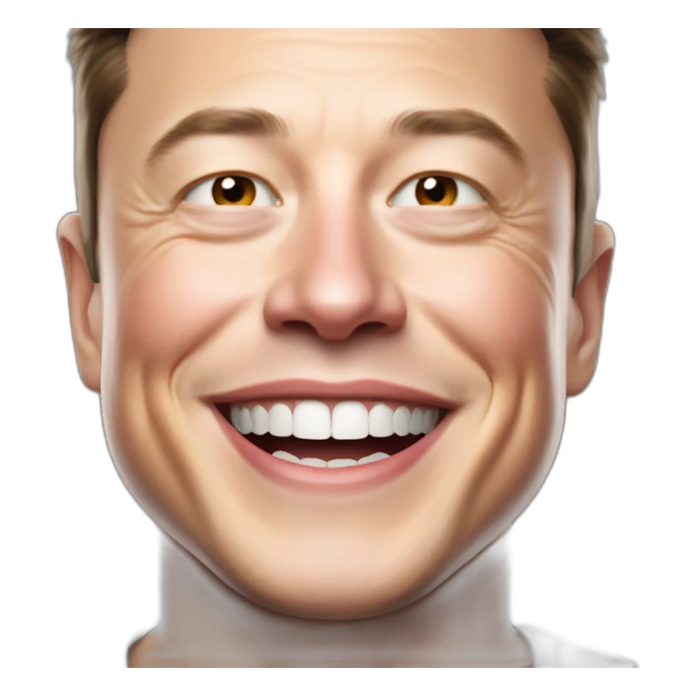 Elon Musk smile sticker