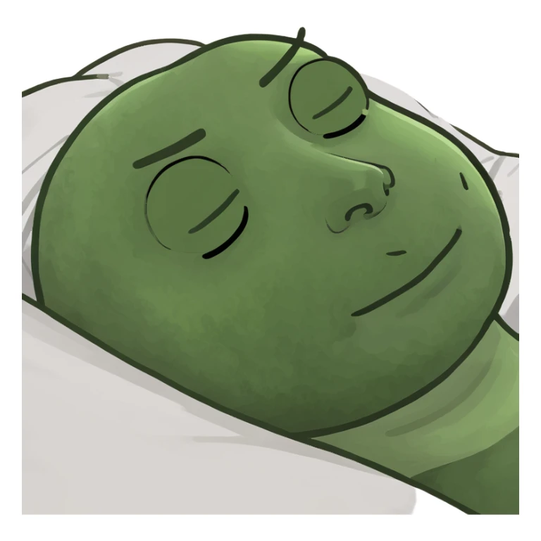 Hijabi sleeping  sticker