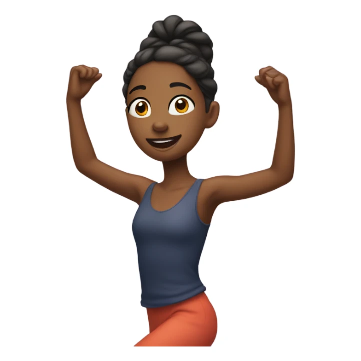 Fille qui danse sticker