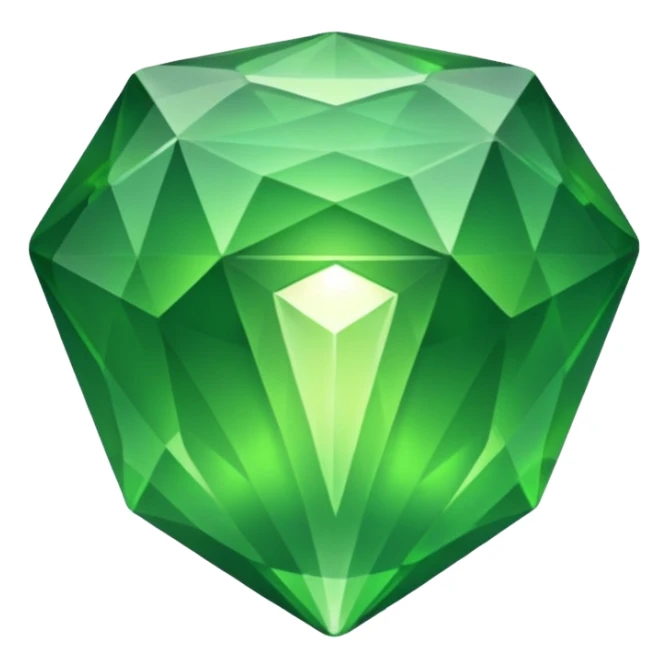a radioactive diamond emoji sticker