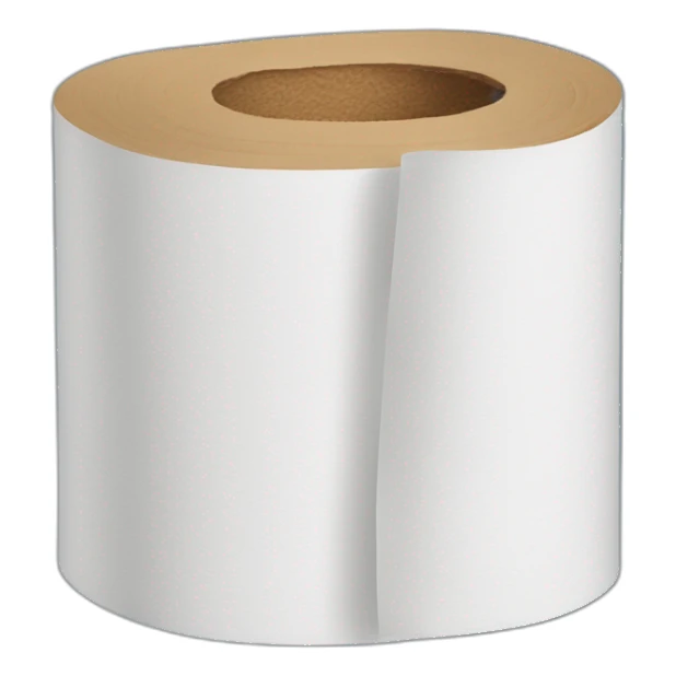 toilette paper sticker
