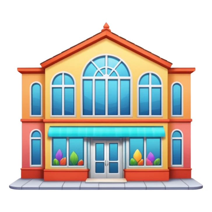 petshop building sticker
