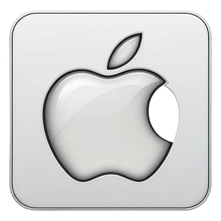 apple white trackpad sticker