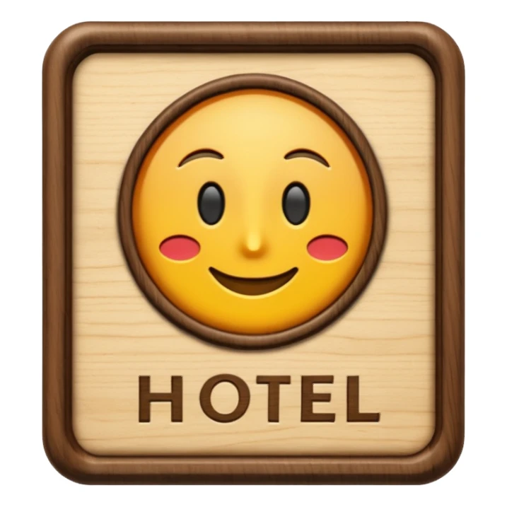 hotel room sign sticker