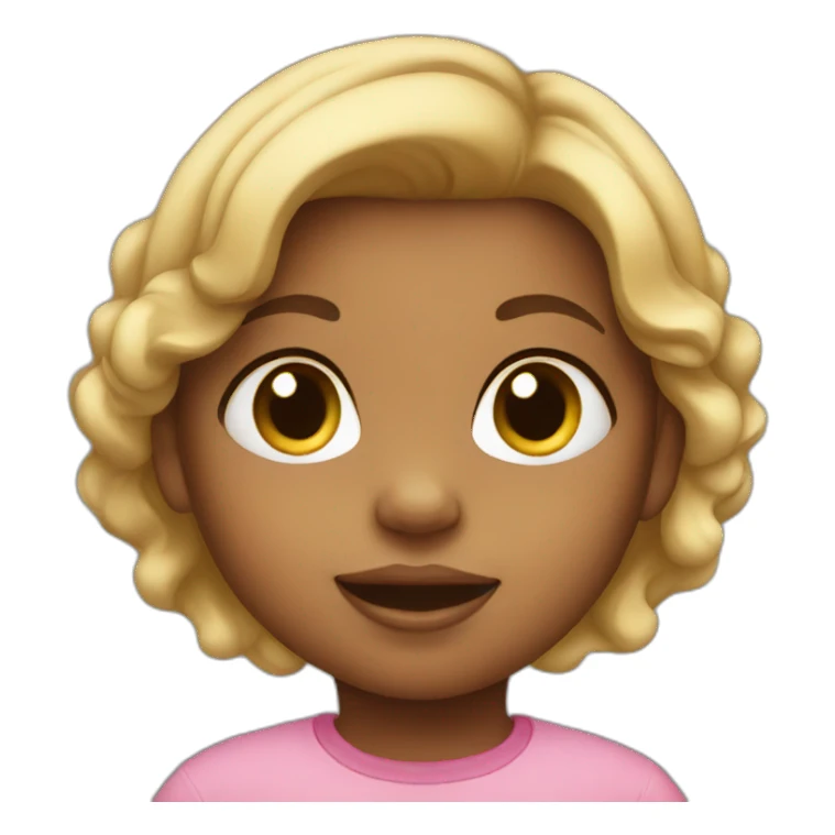 Toddler girl sticker