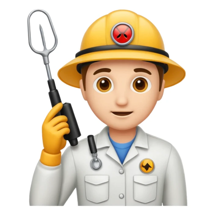 Pest control technician
 sticker