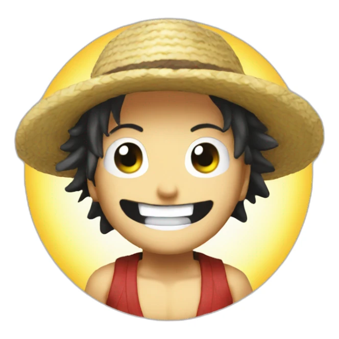 One piece sunny sticker