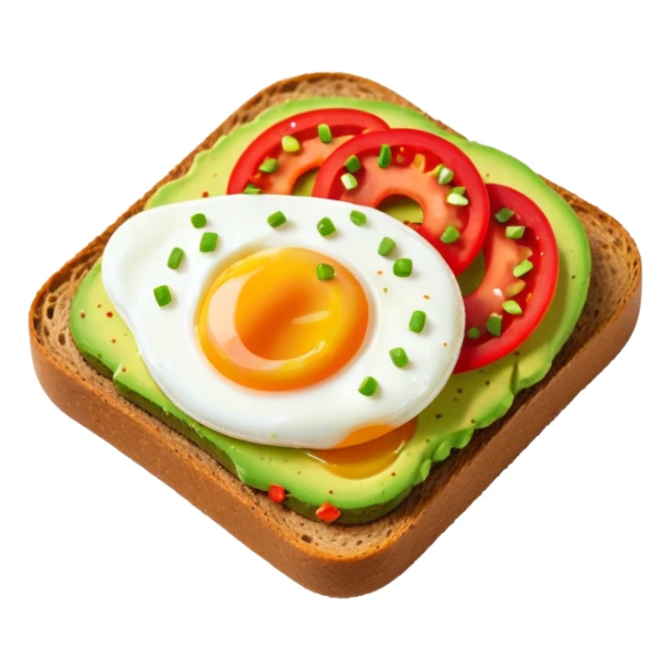 beautiful avocado toast awesome meal sticker