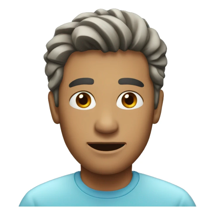 Man with ice  sticker