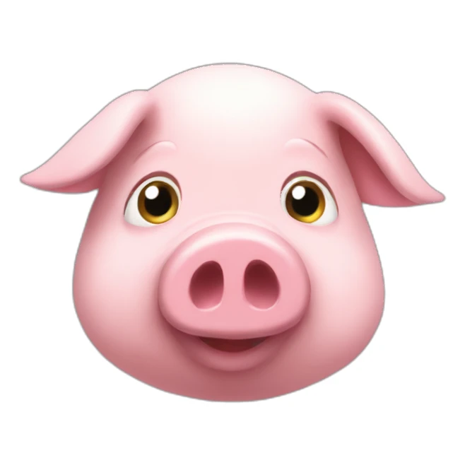 ロケット-pig sticker