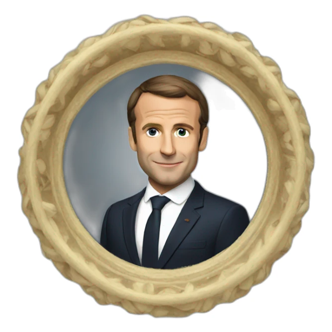 Macron sticker