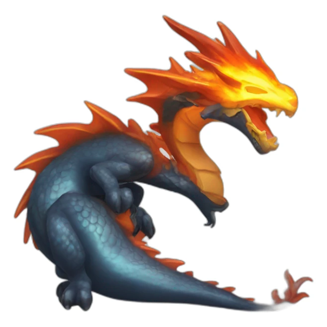 Dracaufeu shiny sticker