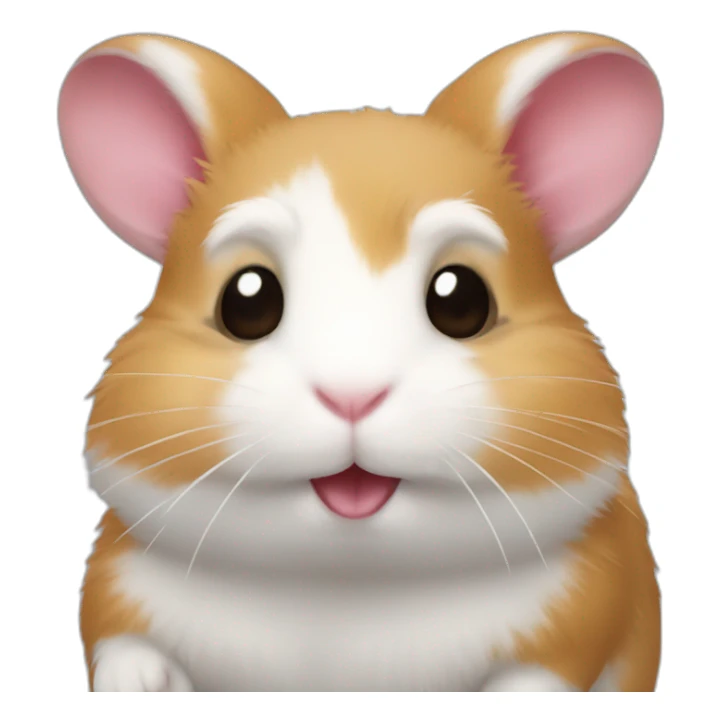 Rabbit hamster mix sticker