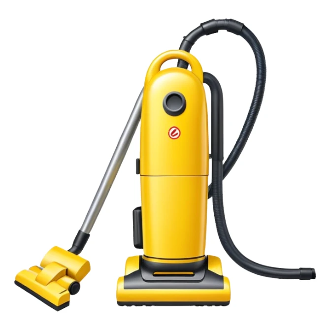 yellow vacuum sticker