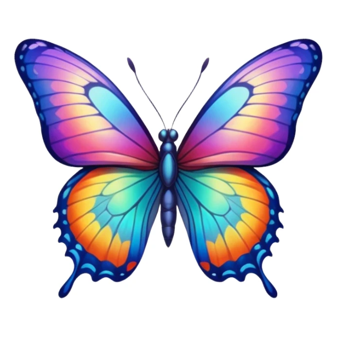 Butterfly's sticker
