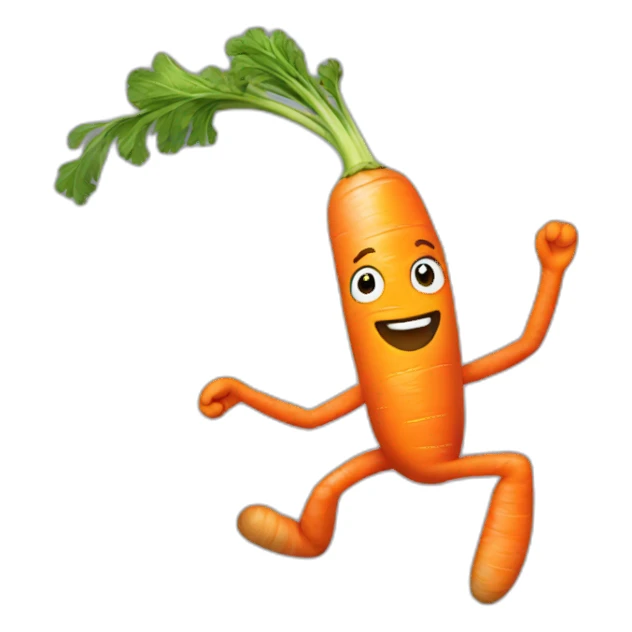 dancing carrot sticker