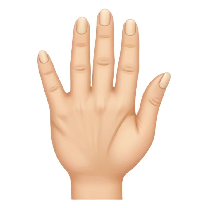 hand with ring finger and thumb down sticker