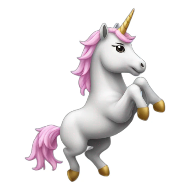 Pluie sur licorne sticker
