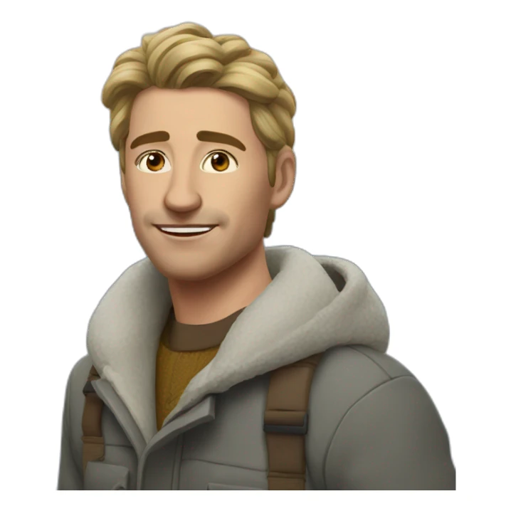 Зима-снег-деревья-лужи sticker