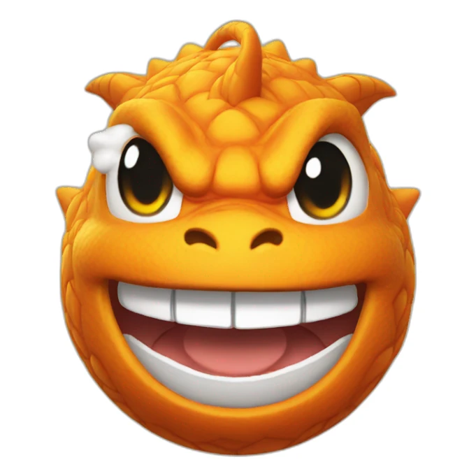 Orange Dragon ball 4 star sticker