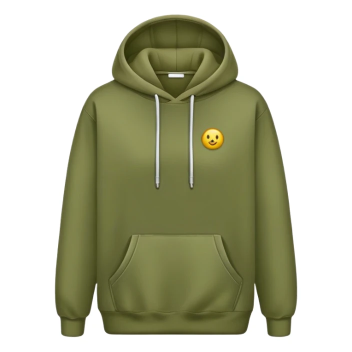 olive green hoodie sticker