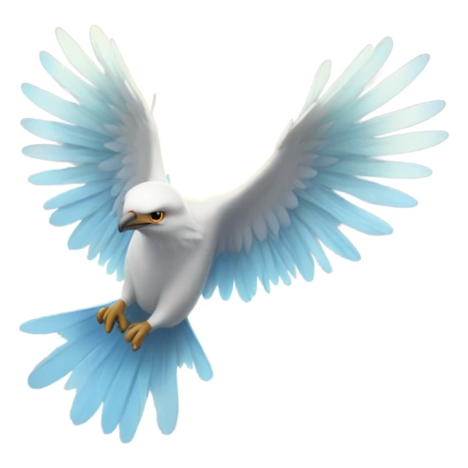 bird flying to heaven sticker