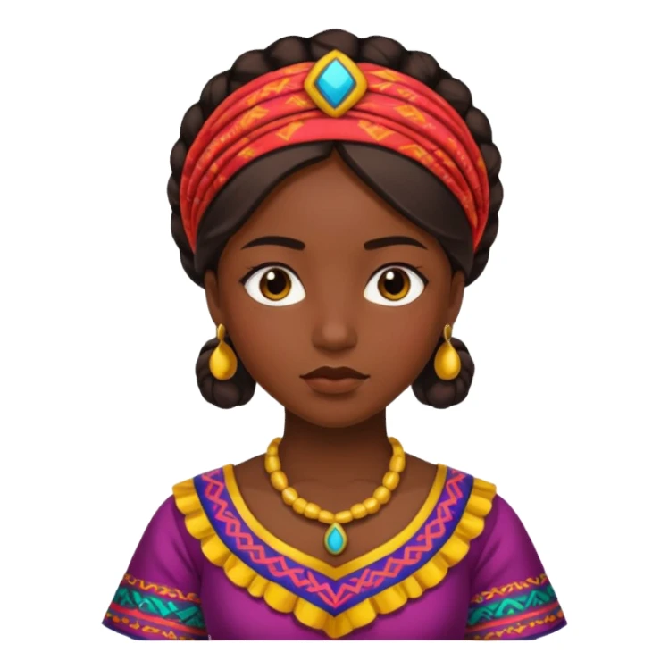 Girl congolise sticker