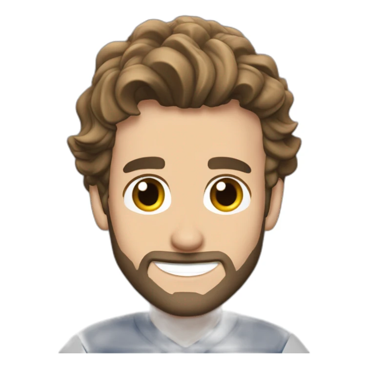 Llorente sin barba Atlético Madrid sticker