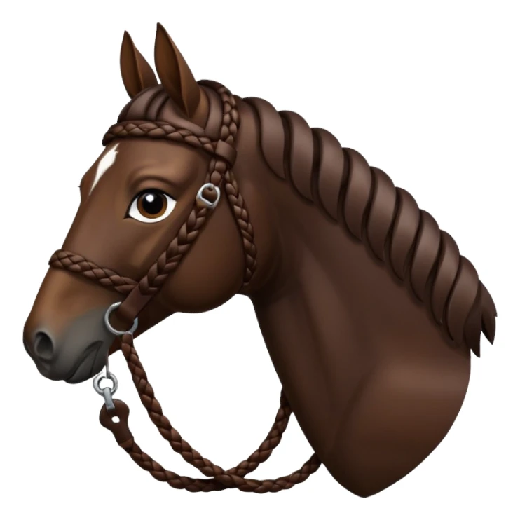 Horse crop sticker