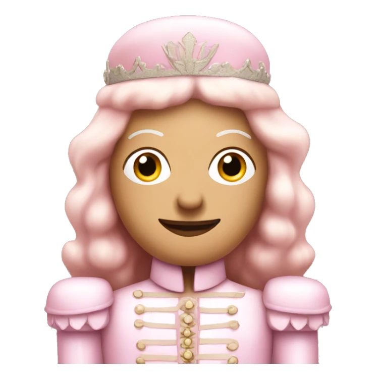 Light pink nutcracker sticker