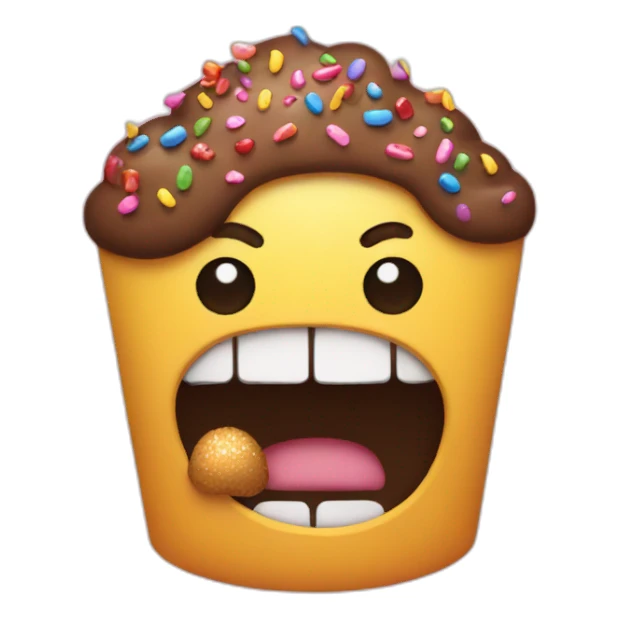 ugh with sprinkles sticker