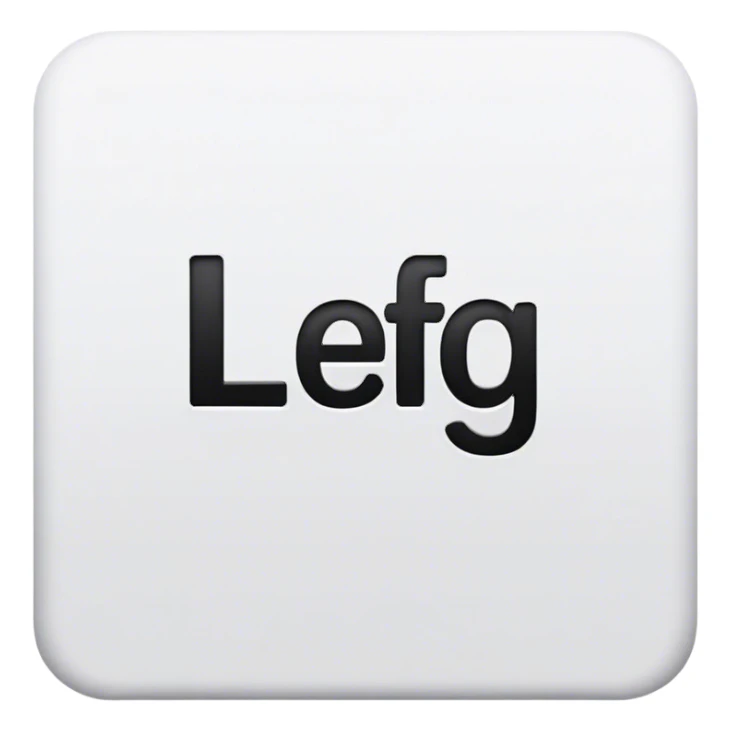LFG block letters sticker