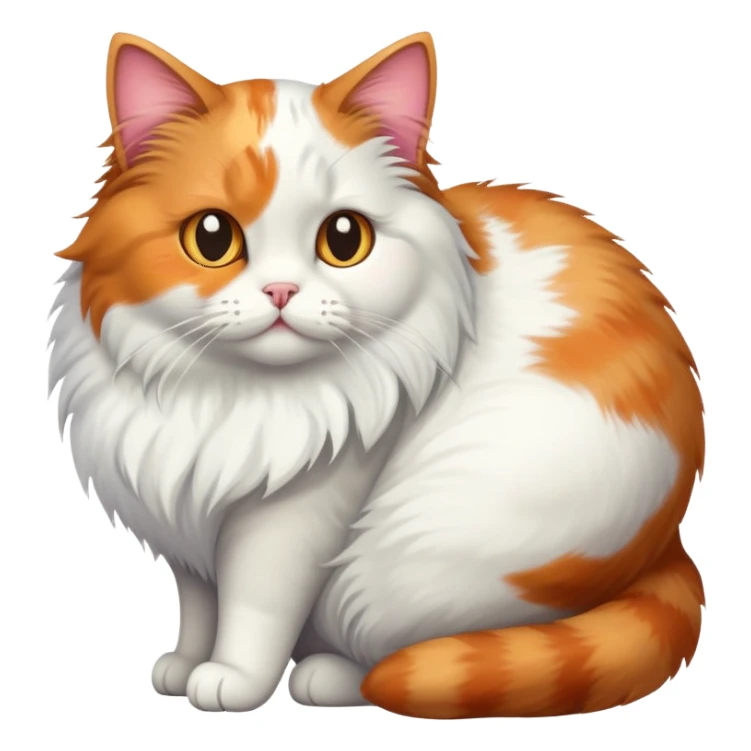 A cat with a big butt  sticker