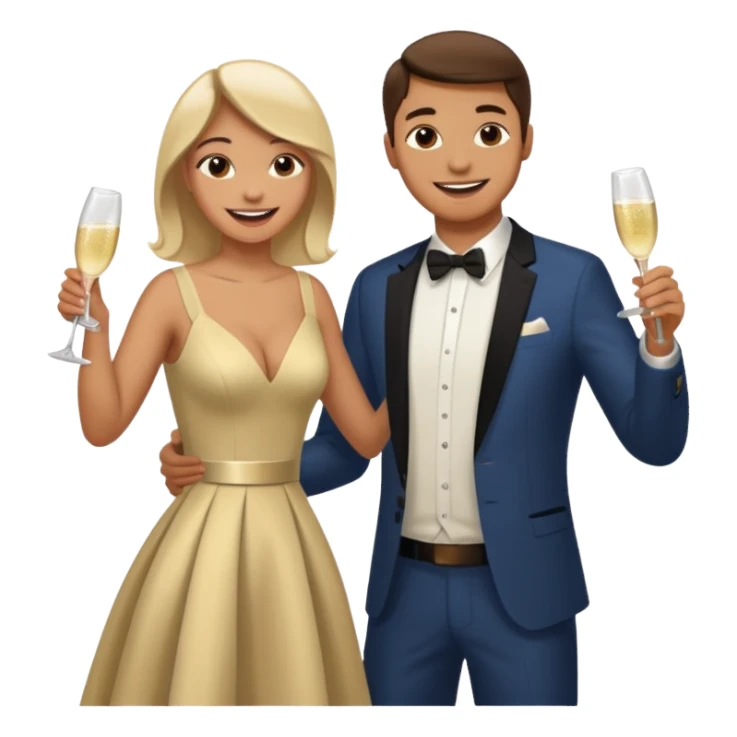 A Man Slapping a woman on her butt sticker