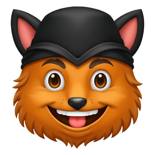 Diseña un Zorro saludando  sticker