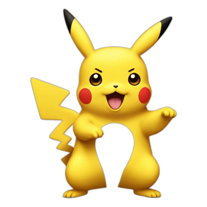 pikachu playing spike sticker