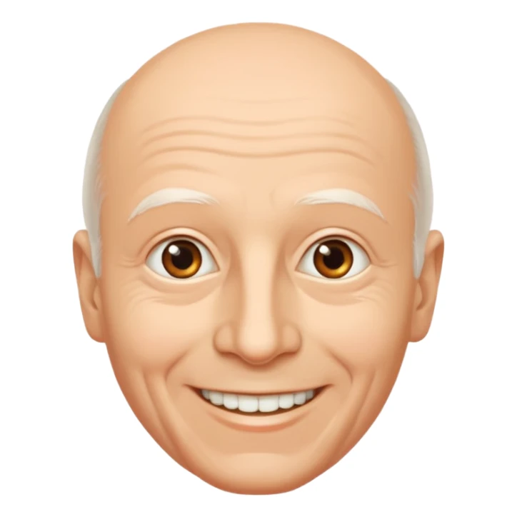 Андрей Дмитриевич Сахаров с широкой улыбкой и сияющими глазами sticker