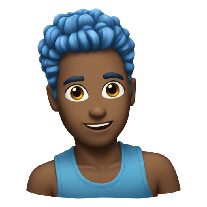 Blue Hairpray Can sticker